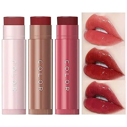 ¡TENDENCIA! Set X3 bálsamos labiales korean style